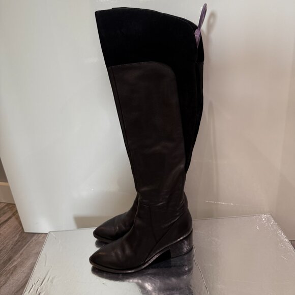 Sigerson Morrison Boots Over the Knees Black US Size 8.5 - Picture 3 of 7